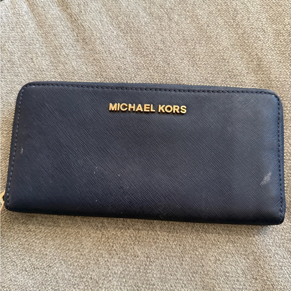 Michael Kors Navy Wallet